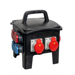 32A BAUSTROMVERTEILER GUMMIVERTEILER I MIETEN BEI ECOM TECH