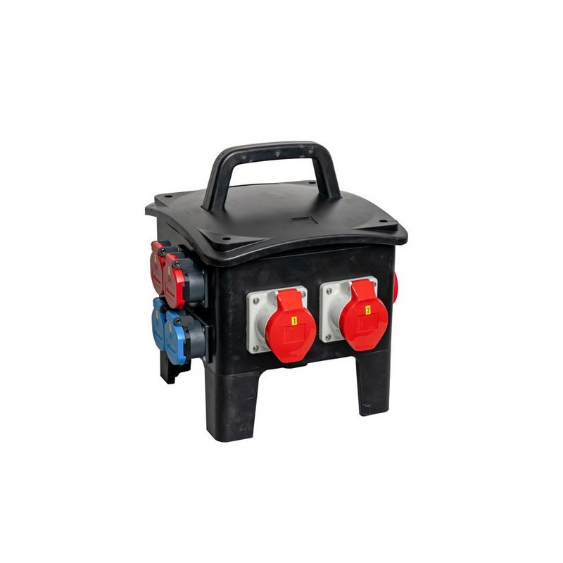 32A BAUSTROMVERTEILER GUMMIVERTEILER I MIETEN BEI ECOM TECH