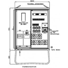 80A BAUSTROMVERTEILER I MIETEN BEI ECOM TECH