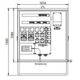 160A BAUSTROMVERTEILER I MIETEN BEI ECOM TECH
