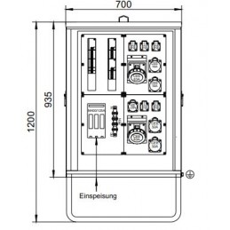 125A BAUSTROMVERTEILER I MIETEN BEI ECOM TECH