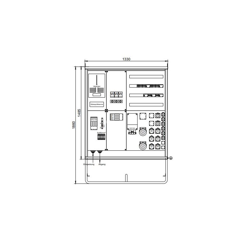 160A BAUSTROMVERTEILER I MIETEN BEI ECOM TECH