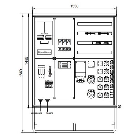 160A BAUSTROMVERTEILER I MIETEN BEI ECOM TECH