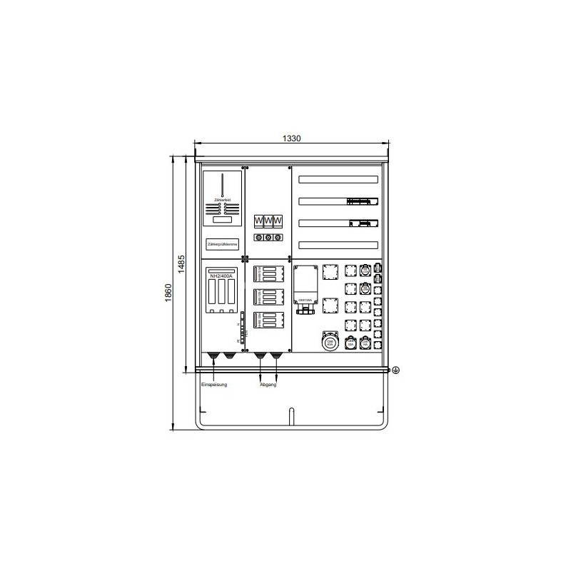 400A BAUSTROMVERTEILER I MIETEN BEI ECOM TECH