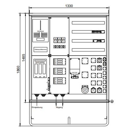 400A BAUSTROMVERTEILER I MIETEN BEI ECOM TECH