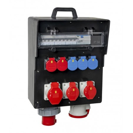 63A BAUSTROMVERTEILER GUMMIVERTEILER I MIETEN BEI ECOM TECH