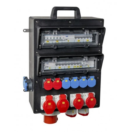 125A BAUSTROMVERTEILER GUMMIVERTEILER I MIETEN BEI ECOM TECH