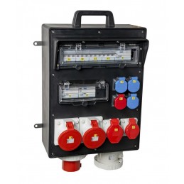 125A BAUSTROMVERTEILER GUMMIVERTEILER I MIETEN BEI ECOM TECH