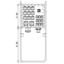 125A Gummiverteiler ECOM-125-G