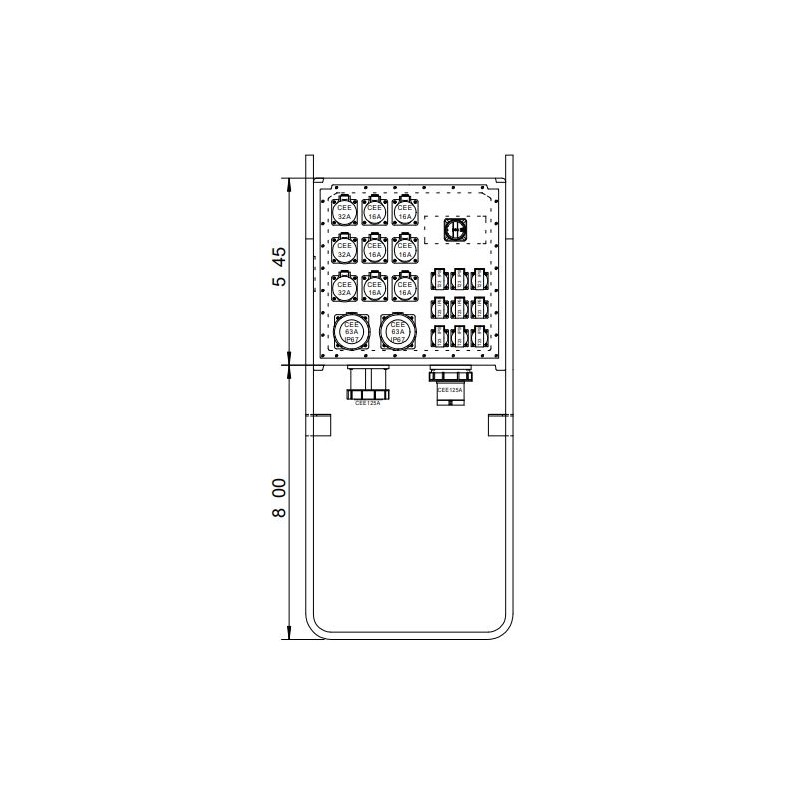 125A Gummiverteiler ECOM-125-G