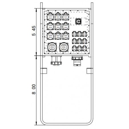 125A Gummiverteiler ECOM-125-G
